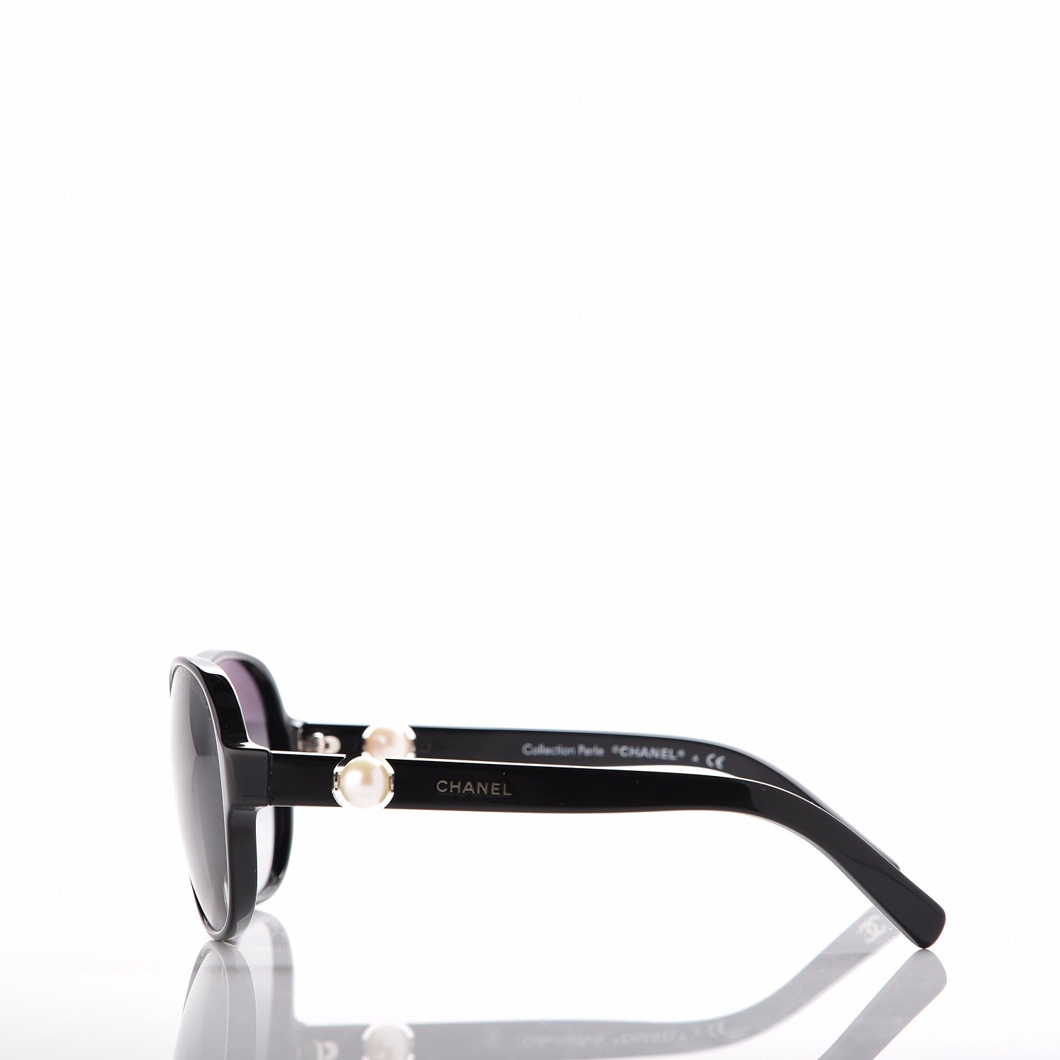 Chanel CC Pearl Sunglasses 5131-H-A Black 3 of 7