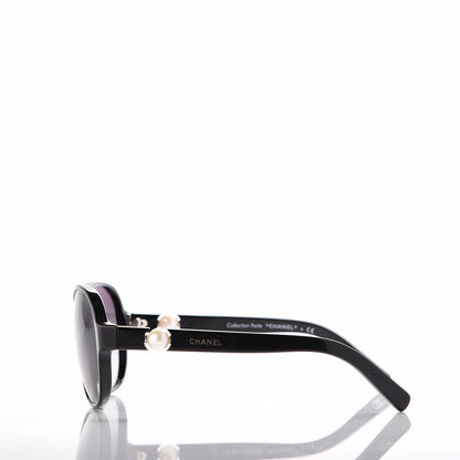 Chanel CC Pearl Sunglasses 5131-H-A Black 3 of 7
