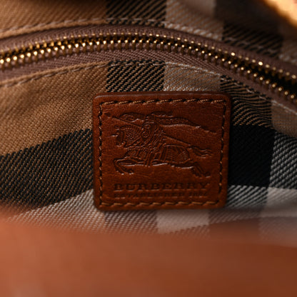 Burberry Pebbled Calfskin Small Ashbury Satchel Tan 6 of 10