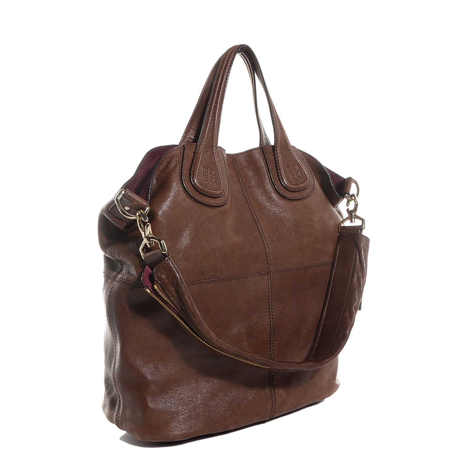 Givenchy Lambskin North South Nightingale Brown 3 of 10
