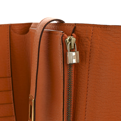 Hermes Chevre Mysore Medium Kelly Wallet Orange 9 of 12