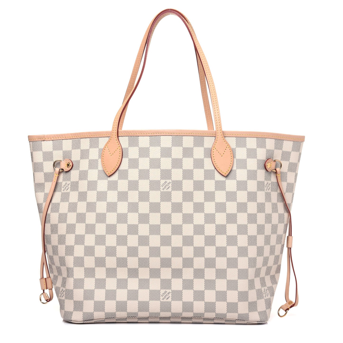 Damier Azur Neo Neverfull MM Rose Ballerine