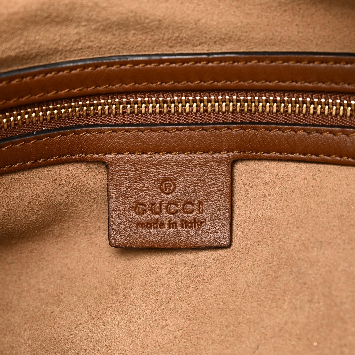 Gucci GG Supreme Monogram Large Linea A Hobo Light Brown 6 of 11