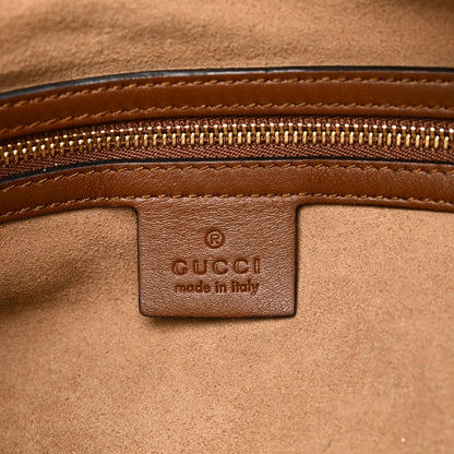 Gucci GG Supreme Monogram Large Linea A Hobo Light Brown 6 of 11