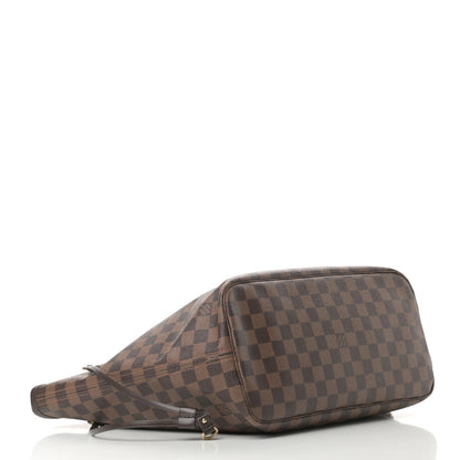 Louis Vuitton Damier Ebene Neo Neverfull MM Rose Ballerine 4 of 18