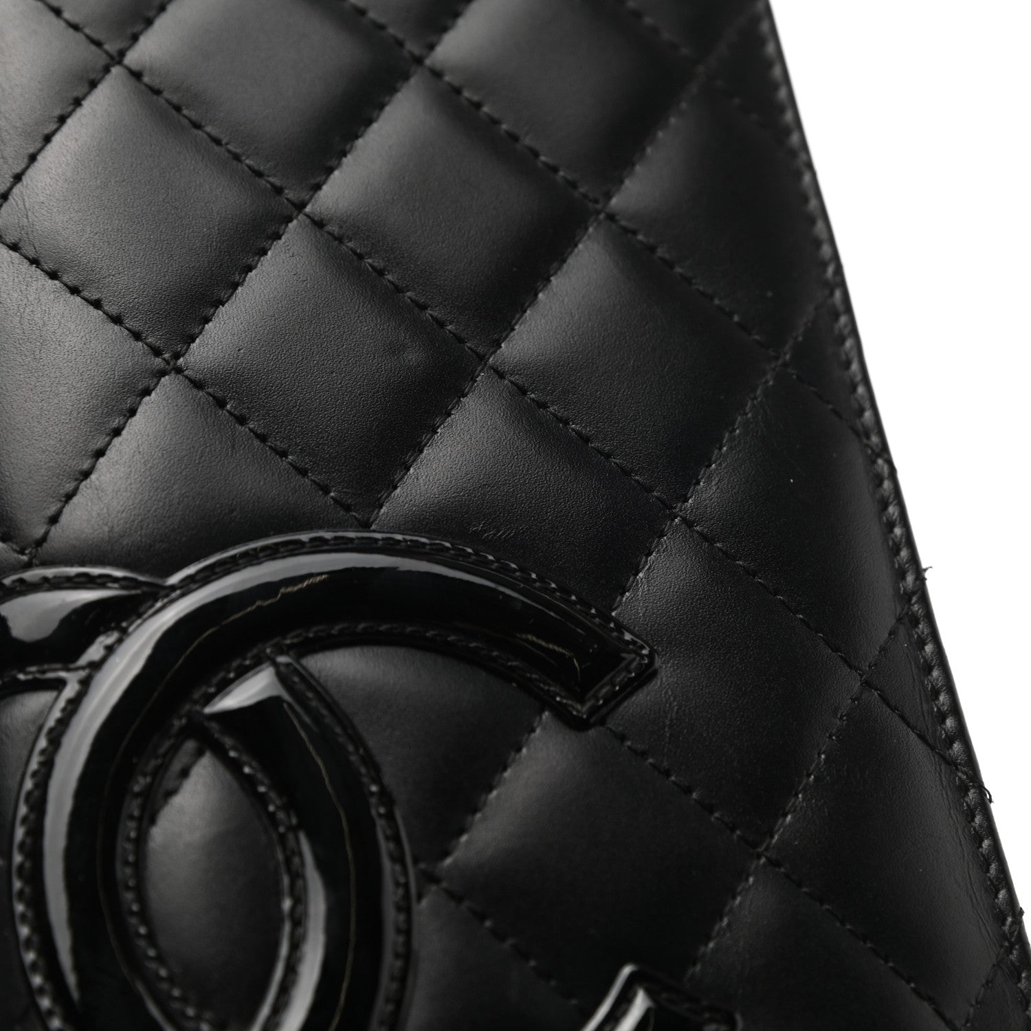 Chanel Calfskin Quilted Cambon Yen Wallet Black 11 of 12