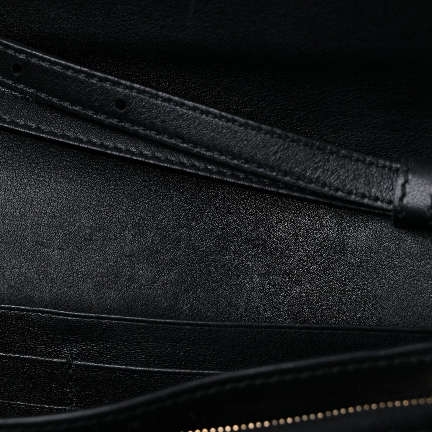 Gucci Microguccissima Crossbody Wallet Black 9 of 10