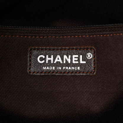 Chanel Iridescent Caviar Quilted Lady Pearly Tote Brown 7 of 11