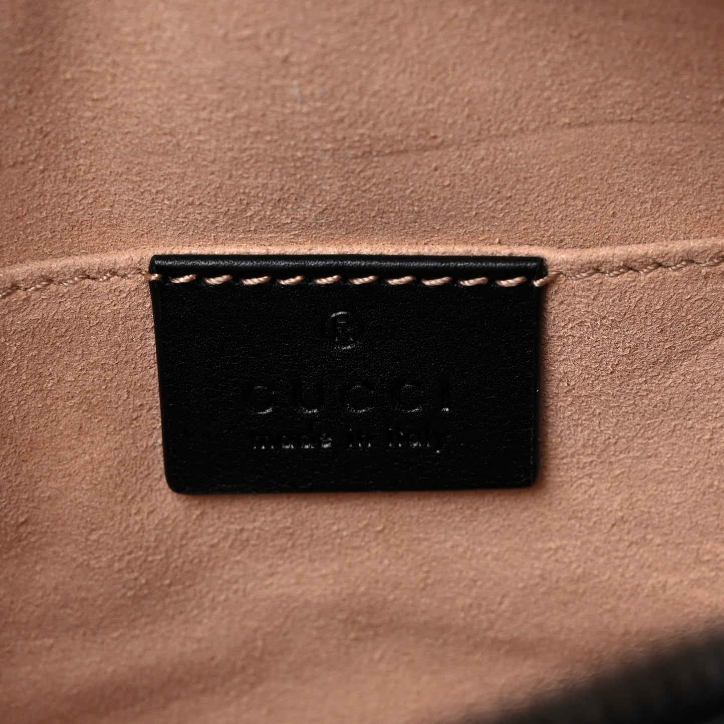 Calfskin Matelasse GG Marmont Belt Bag 85 34 Black