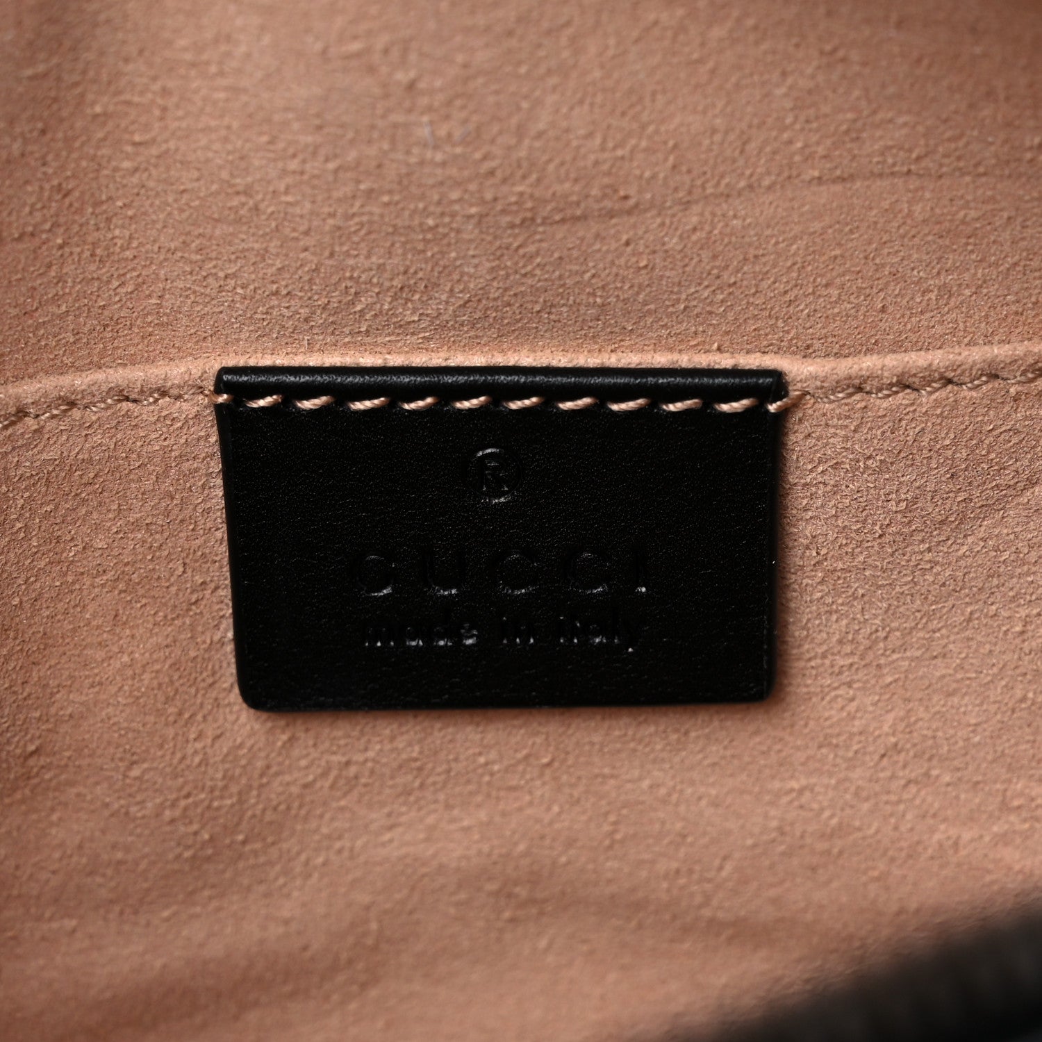 Gucci Calfskin Matelasse GG Marmont Belt Bag 85 34 Black 6 of 11