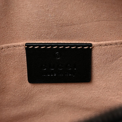 Gucci Calfskin Matelasse GG Marmont Belt Bag 85 34 Black 6 of 11