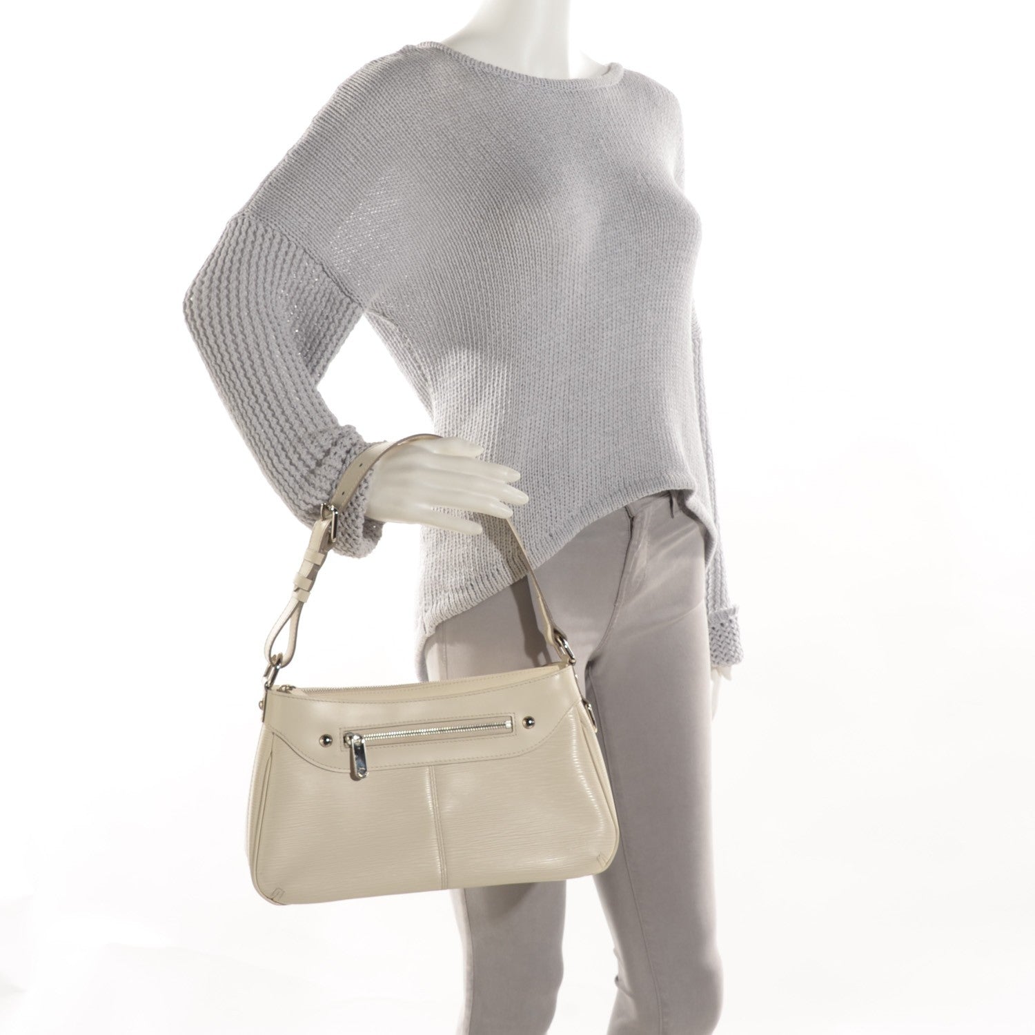 Louis Vuitton Epi Turenne PM Ivory Ivory 2 of 7