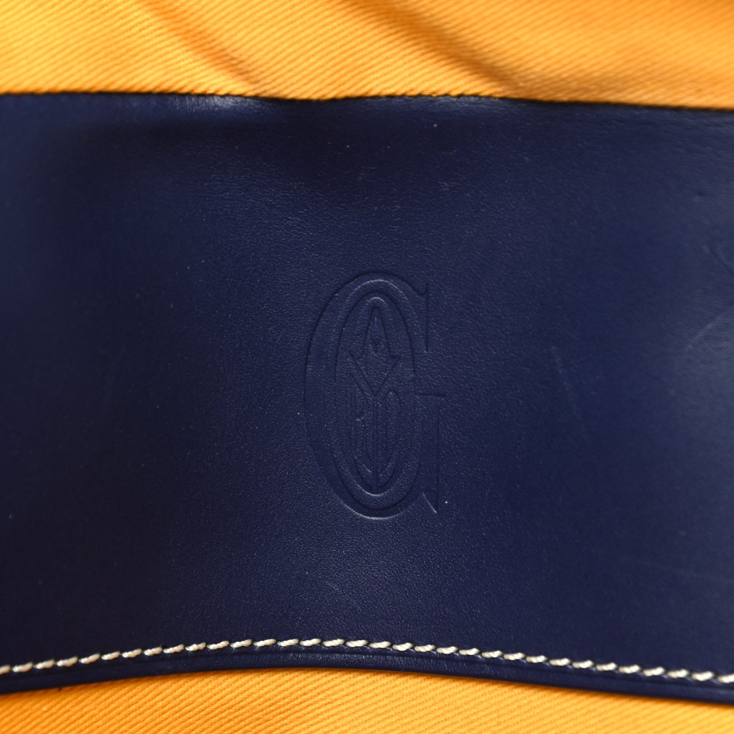 Goyardine Ambassade MM Briefcase Navy