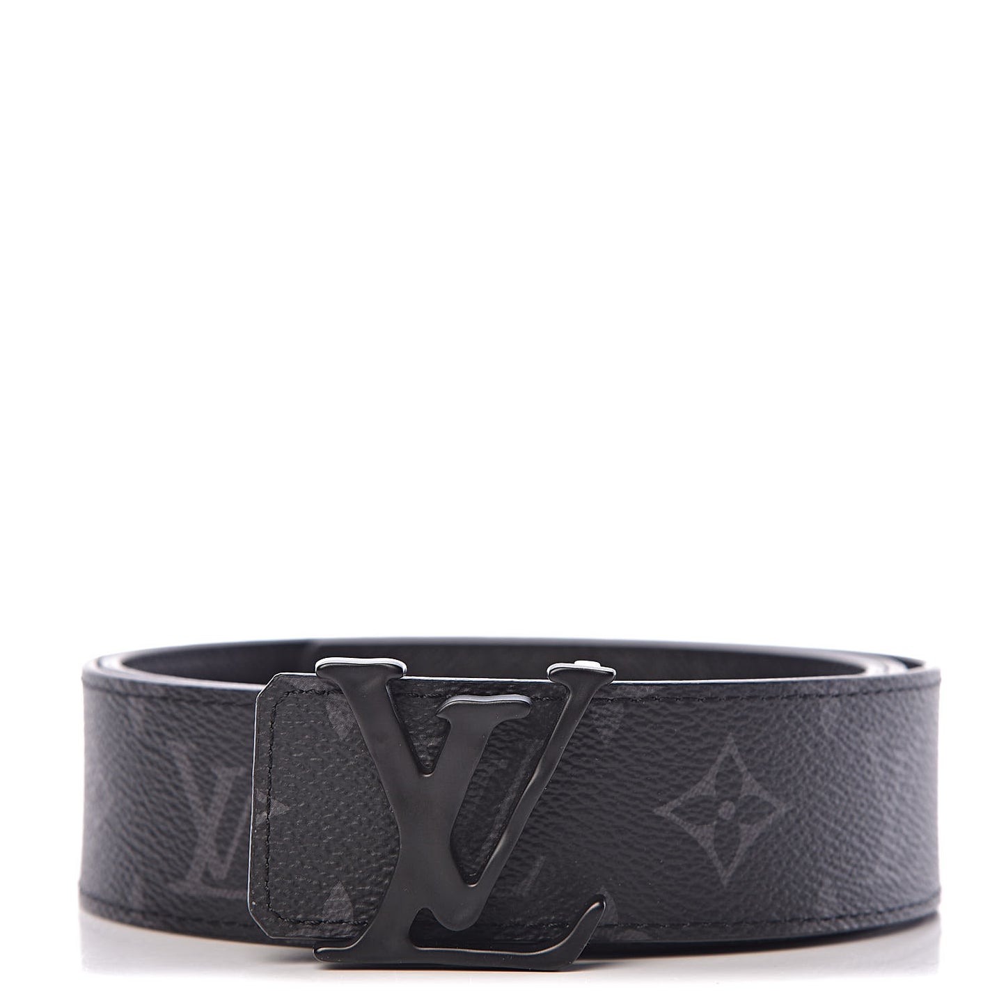 Monogram Eclipse Taigarama 40mm LV Initiales Reversible Belt 95 38 Black