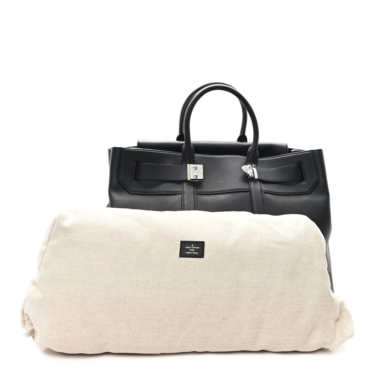 Millesime Calfskin Georges Tote GM Black