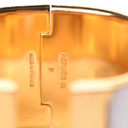 Hermes Enamel Extra Wide Clic Clac H Bracelet PM White 4 of 4