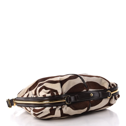 Jimmy Choo Pony Hair Zebra Print Shoulder Bag 4 of 19