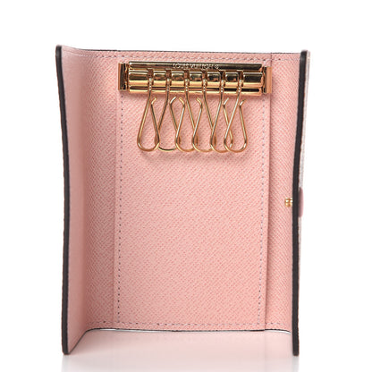 Louis Vuitton Damier Ebene Multicles 6 Key Holder Rose Ballerine 5 of 7