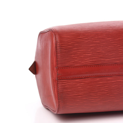 Louis Vuitton Epi Speedy 25 Castillan Red 8 of 10