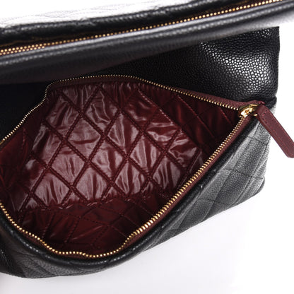 Chanel Caviar Quilted CC Beauty Clutch Black 7 of 9