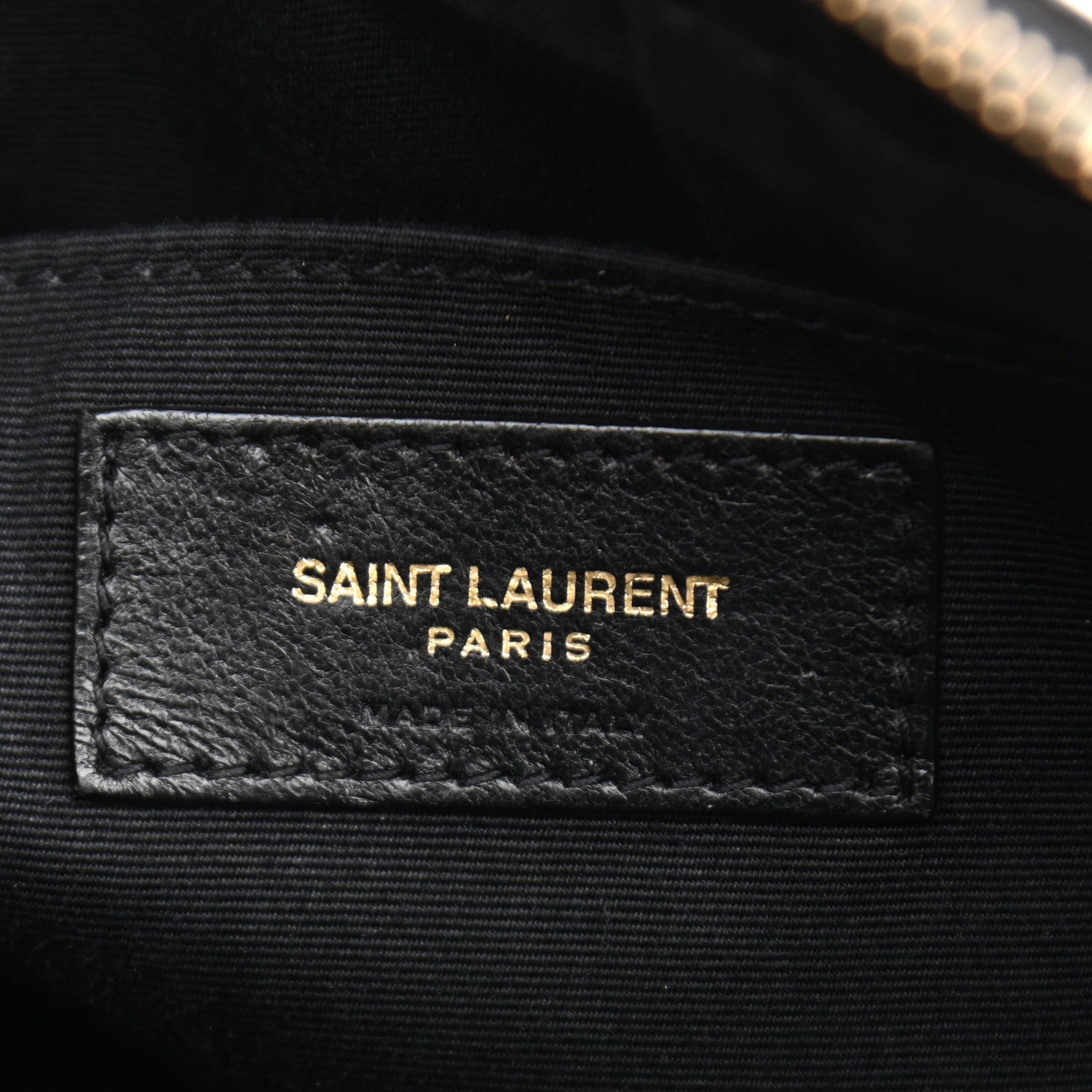Saint Laurent Calfskin Matelasse Monogram Lou Camera Bag Black 6 of 10