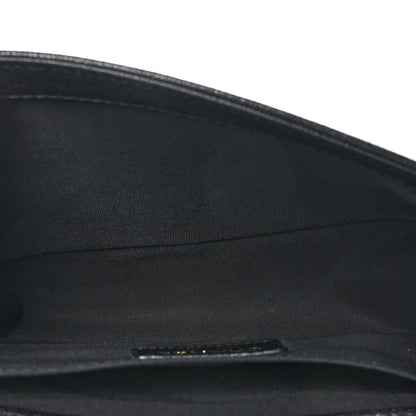 Chanel Caviar Chevron Quilted Medium Boy Flap Black 5 of 10