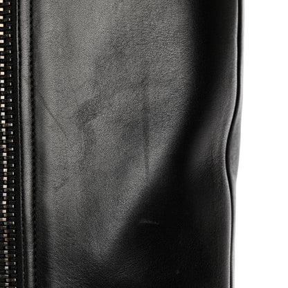 Bottega Veneta Calfskin High Zip Boots 38 Black 8 of 10