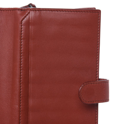 Bottega Veneta Nappa Intrecciato Continental Snap Wallet Brique 11 of 12
