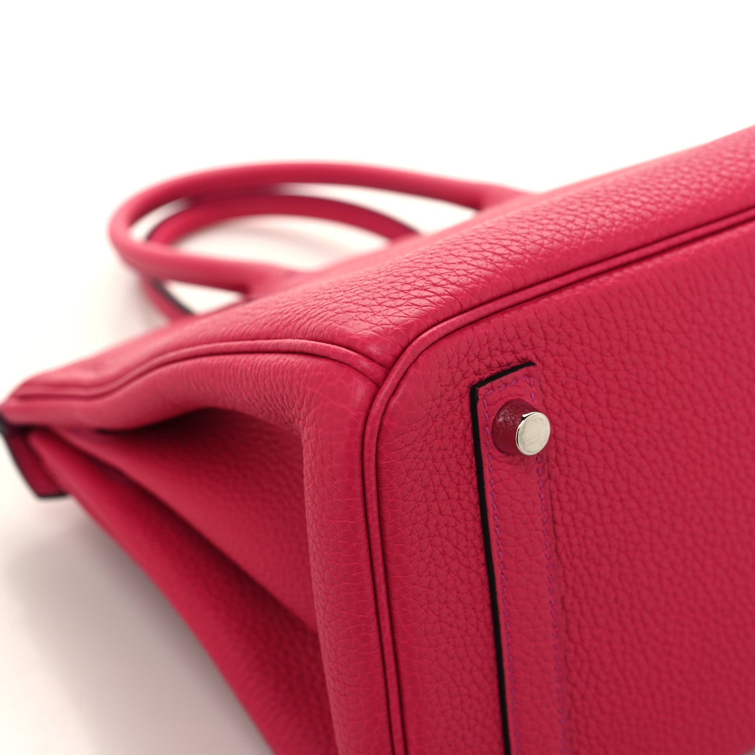 Hermes Togo Horseshoe Birkin 30 Rose Mexico Rose Pourpre 11 of 12