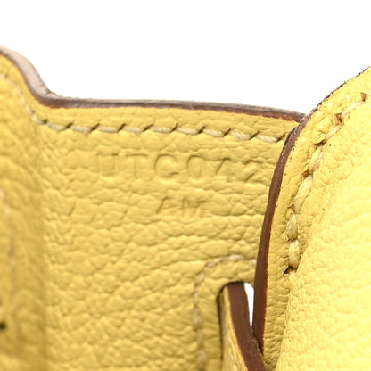 Hermes Togo Birkin 25 Jaune Poussin 7 of 13