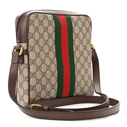 Gucci GG Supreme Monogram Web Small Ophidia Messenger Bag Brown 4 of 11