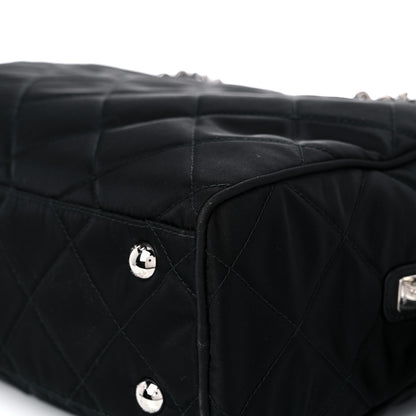 Prada Nylon Tessuto Impuntu Quilted Shoulder Bag Black 8 of 15