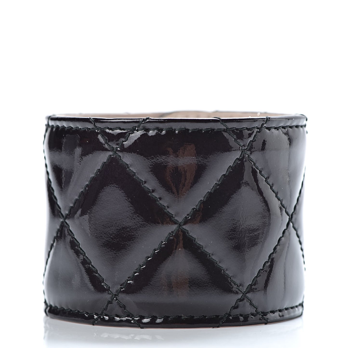 Patent Quilted CC Turnlock Cuff M Black