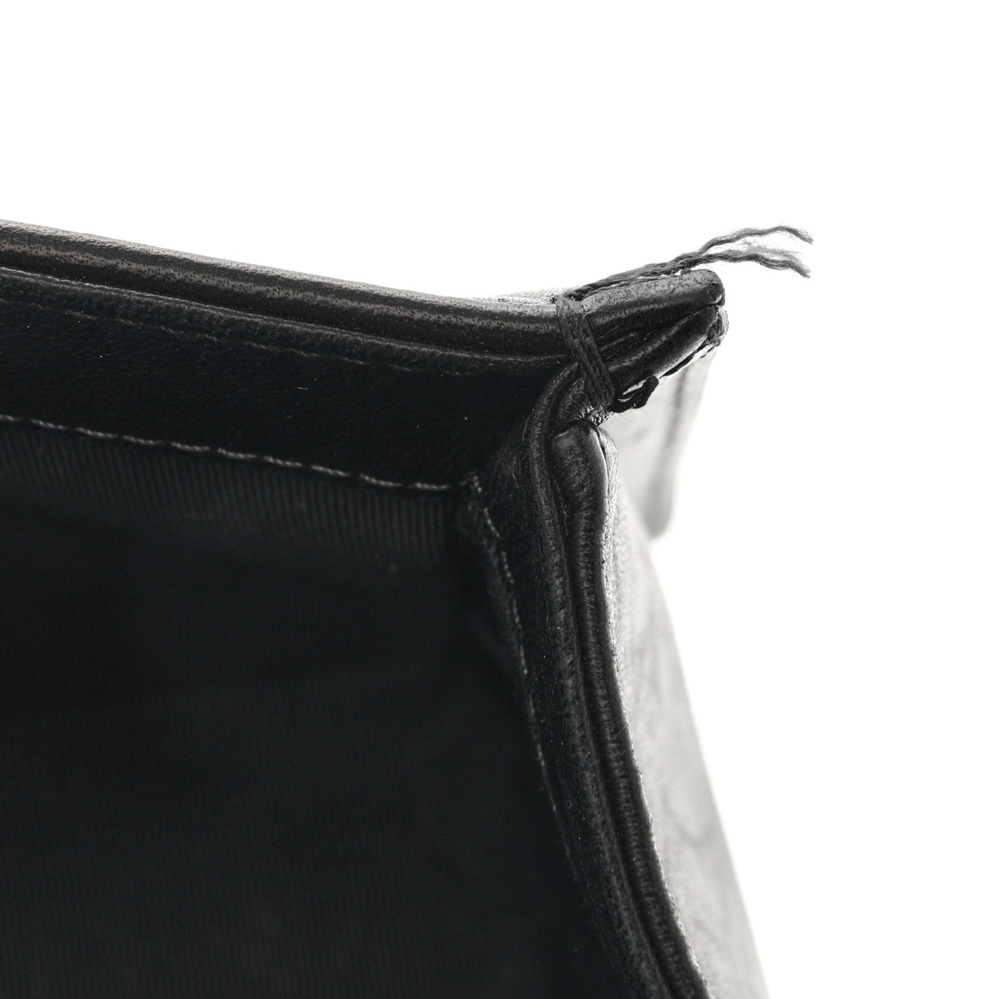 Lambskin Quilted Medium Boy Flap Black