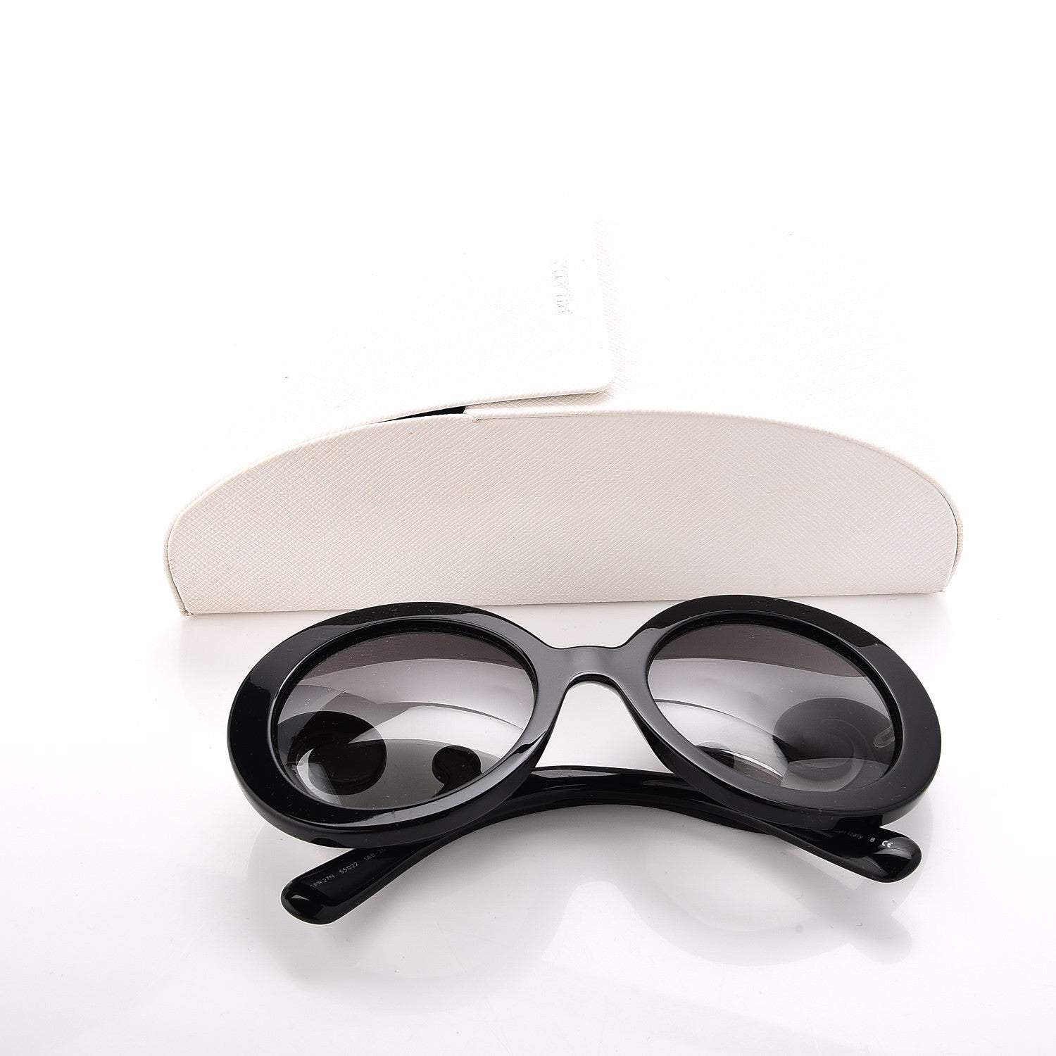 Prada Baroque Sunglasses SPR 27N Black 8 of 8