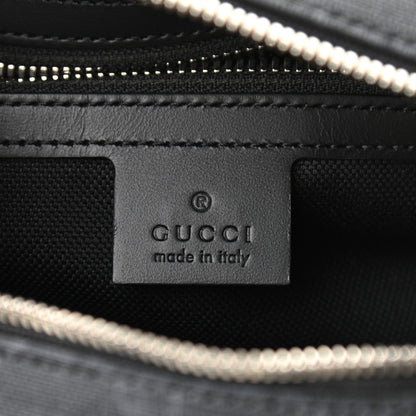 Gucci GG Supreme Monogram Selleria Calfskin Square Messenger Bag Black 6 of 10