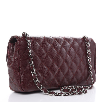 Chanel Caviar Quilted East West Flap Bordeaux 3 of 12