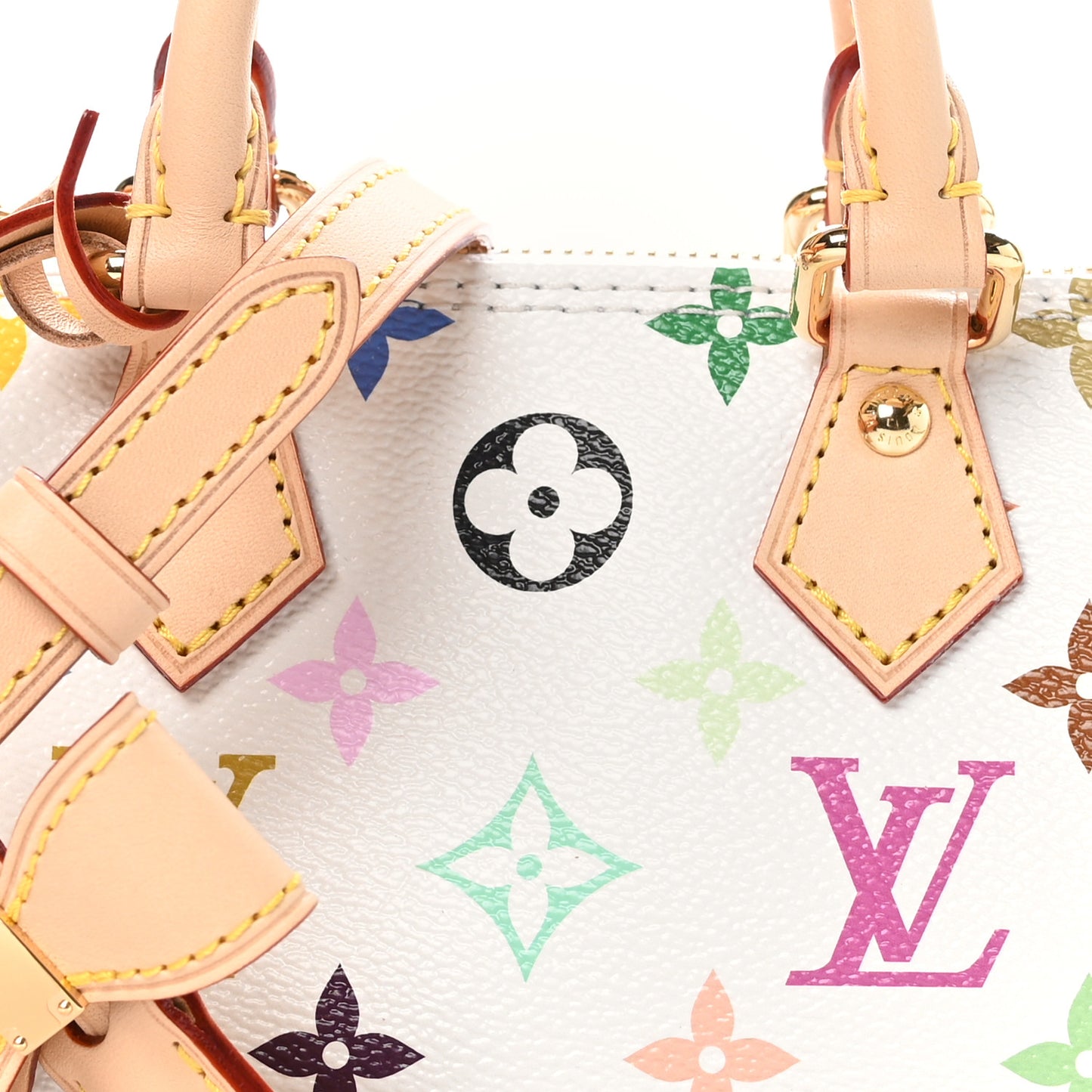 LV X TM Monogram Multicolor Nano Speedy White