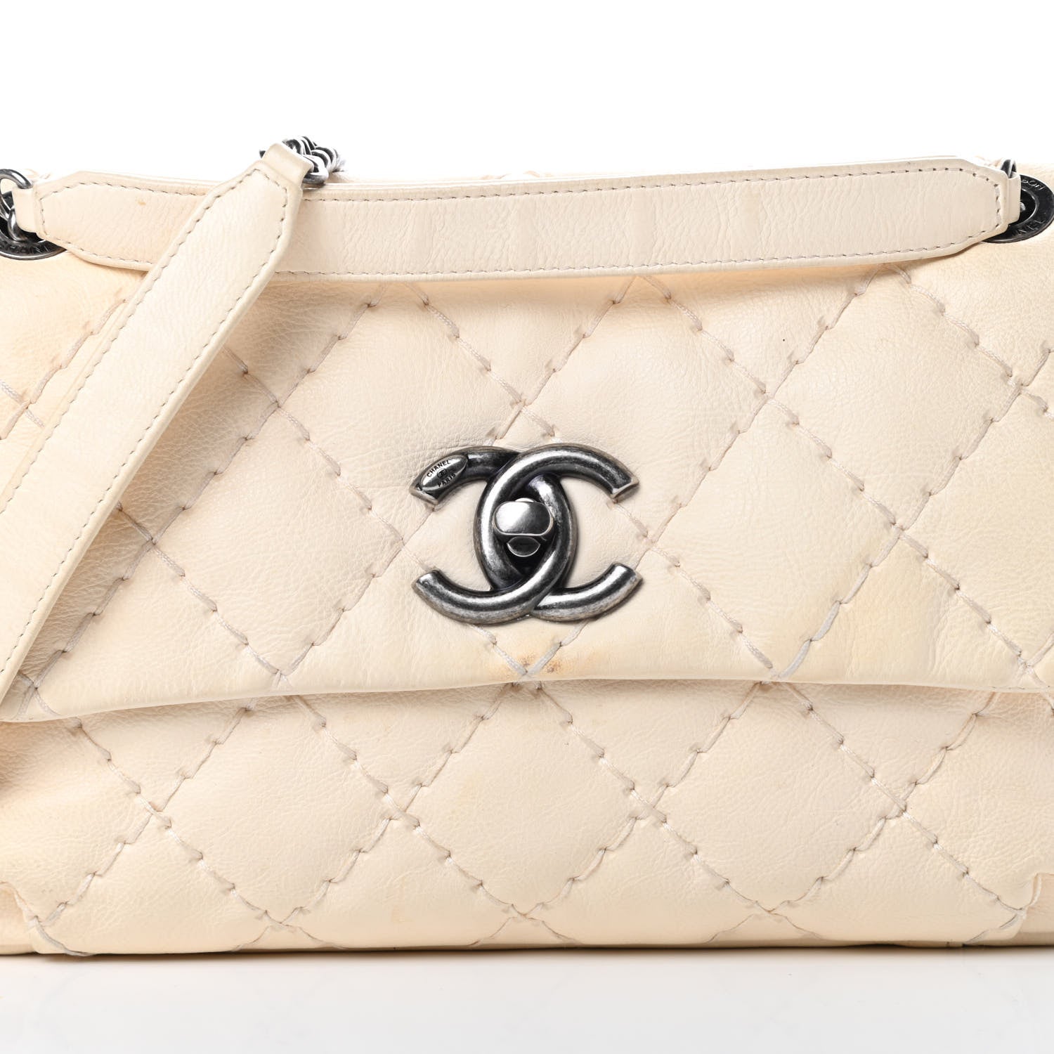 Chanel Calfskin Ultimate Stitch Flap White 8 of 13