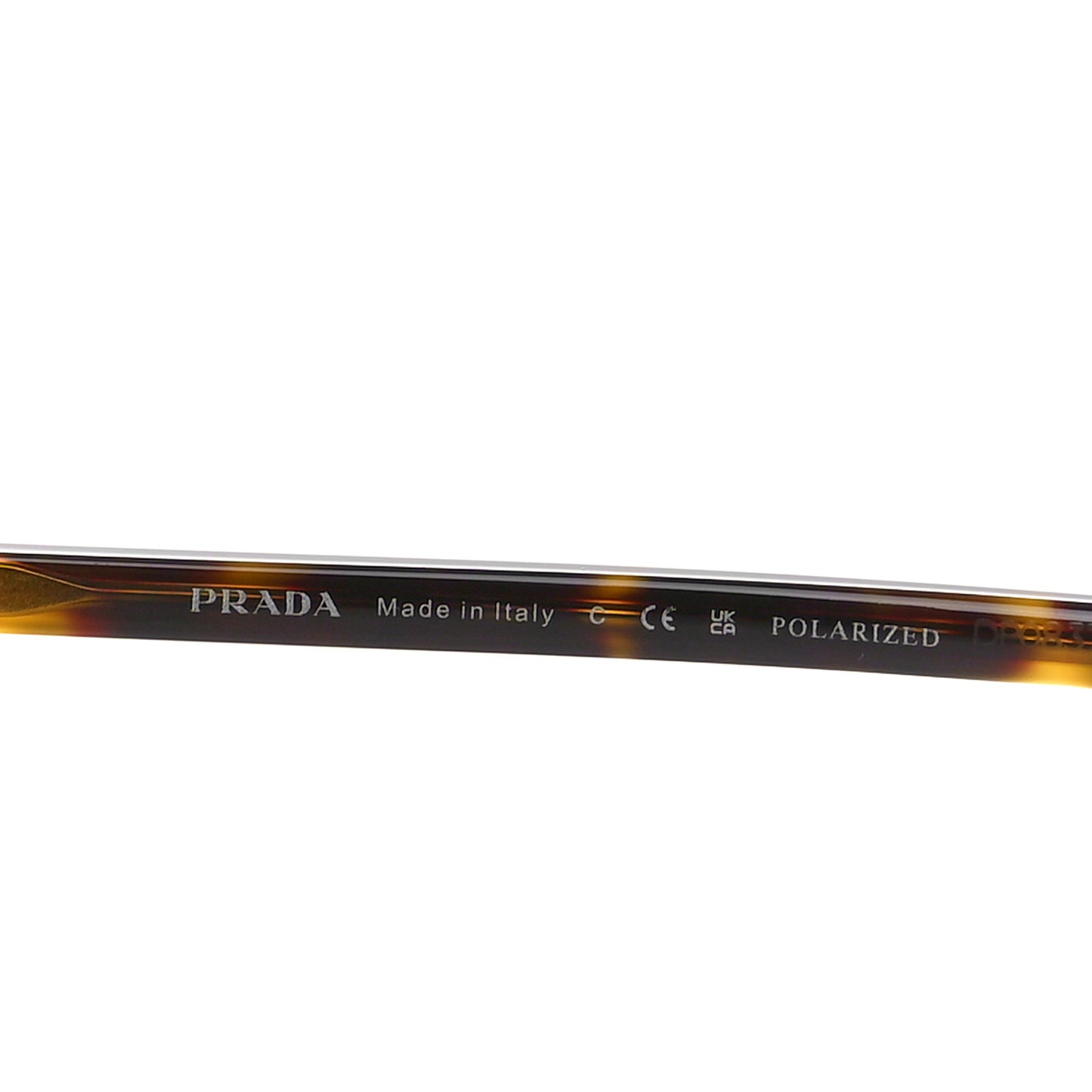 Metal Logo Sunglasses SPR 58Y Gold Tortoise