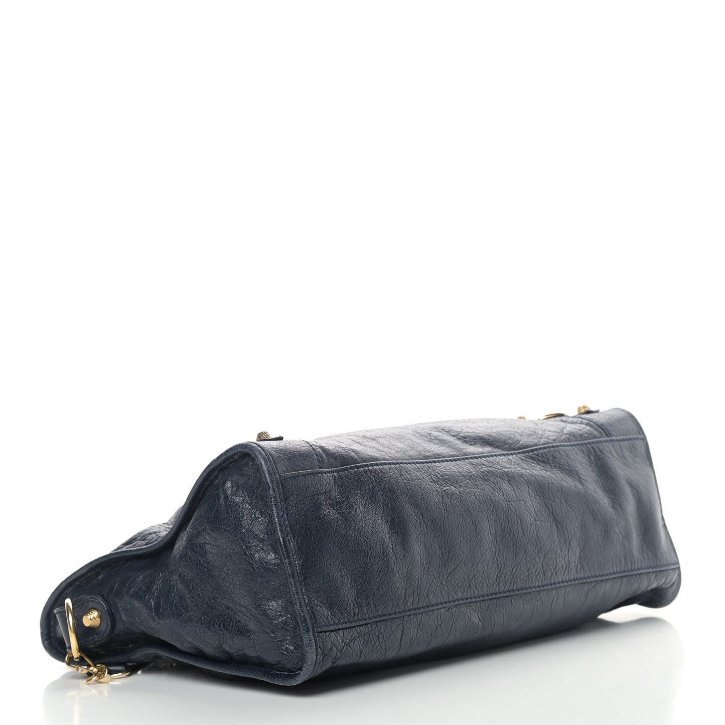 Agneau Giant 12 Gold Hardware City Bleu Obscur