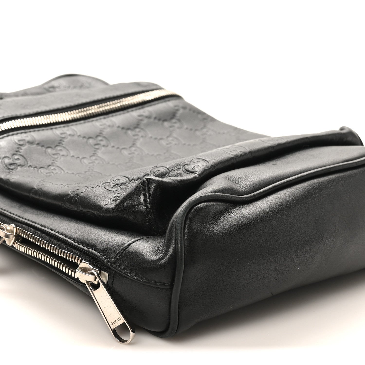 Gucci Guccissima Sling Backpack Black 9 of 10