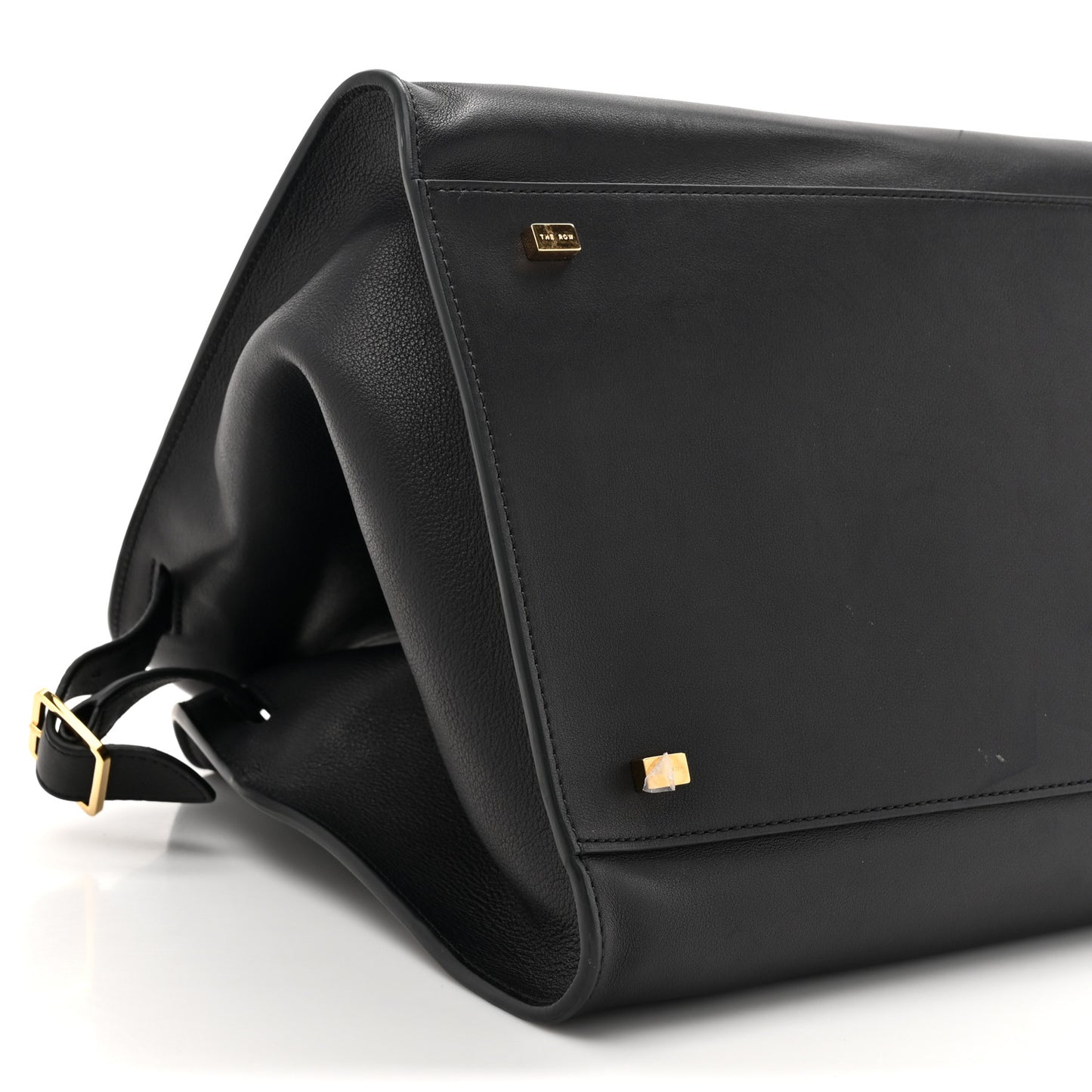 Polished Saddle Calfskin Soft Margaux 15 Black