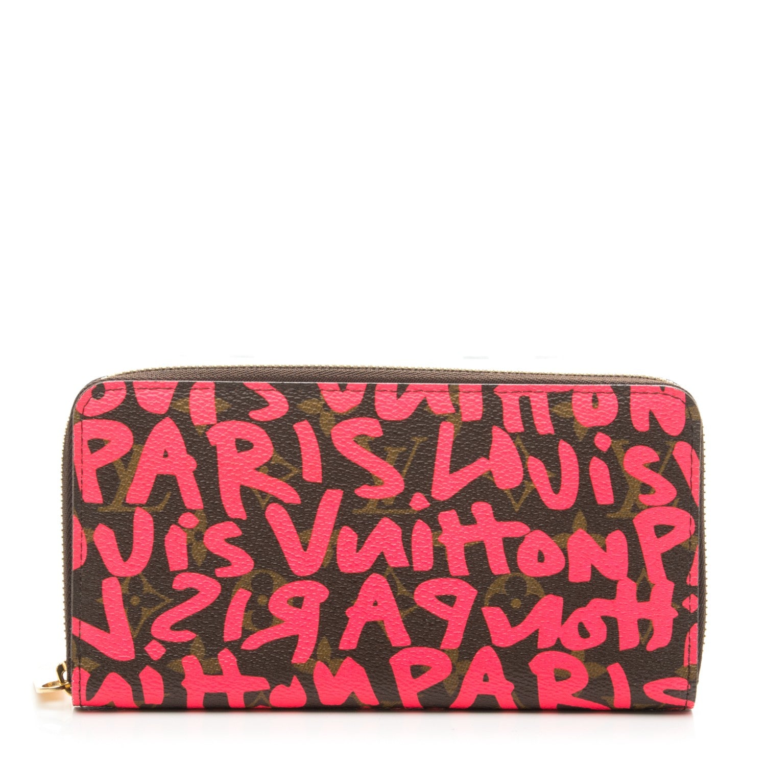 Louis Vuitton Monogram Graffiti Zippy Wallet Fuchsia 1 of 7