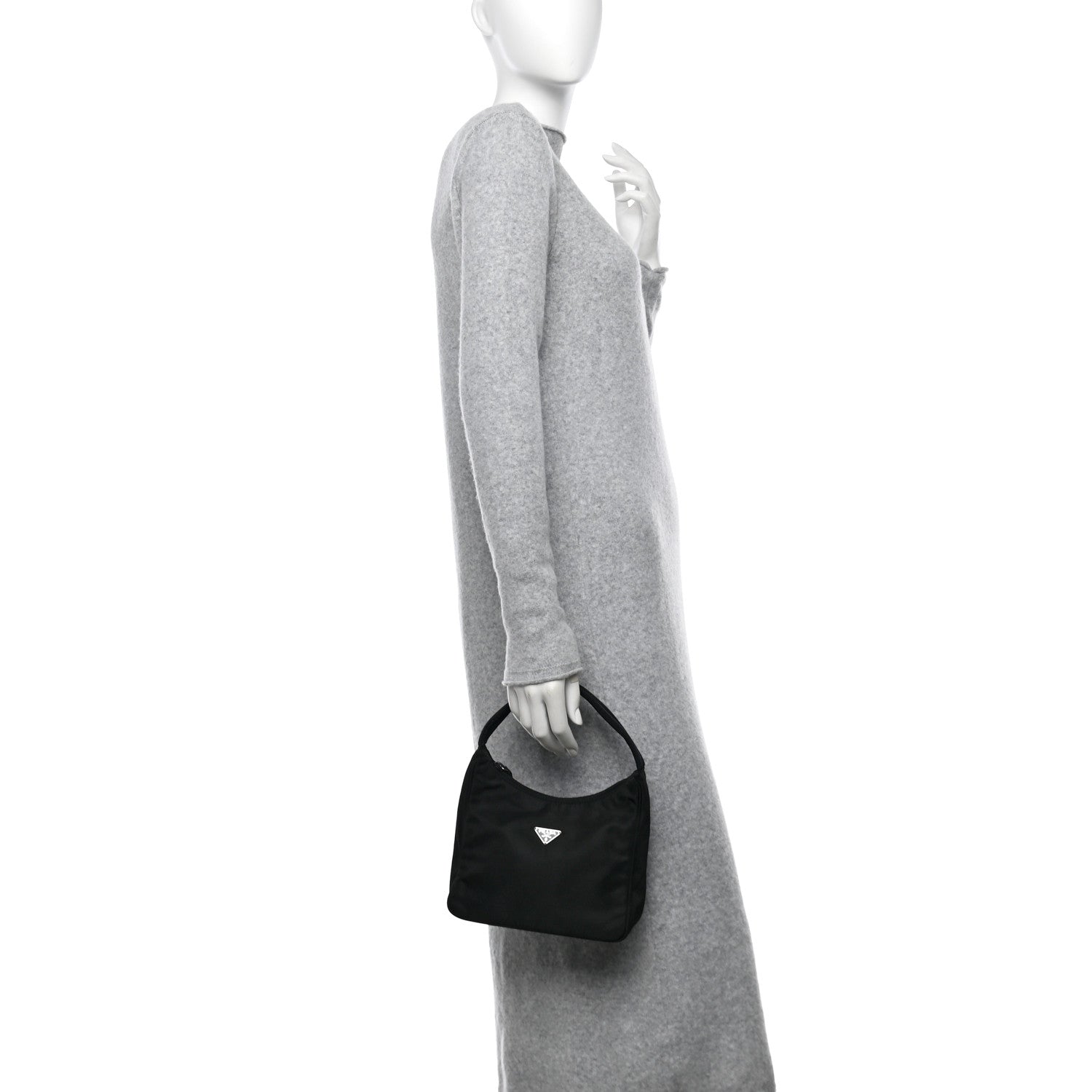 Prada Tessuto Nylon Sport Shoulder Bag Black 2 of 10