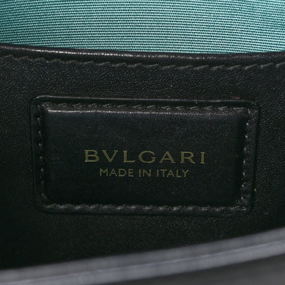 Bulgari Calfskin Serpenti Forever Shoulder Bag Black 7 of 9