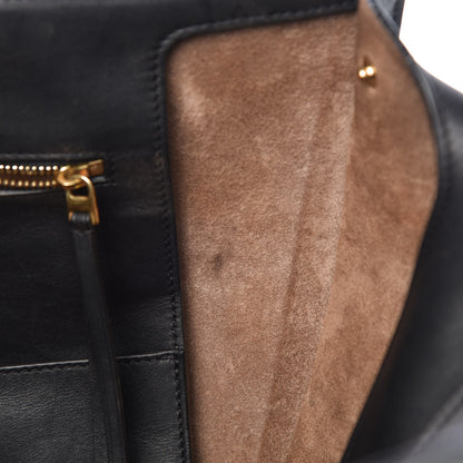 Celine Smooth Calfskin Small Tie Knot Tote Black 24 of 46