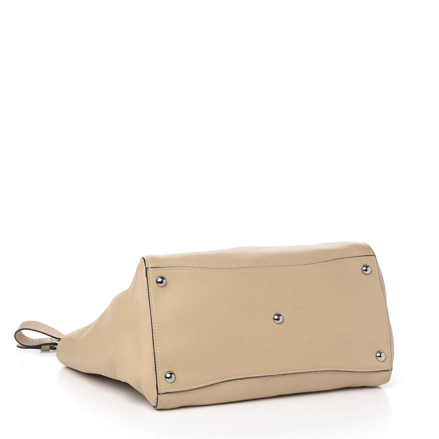 Vitello Daino Twin Pocket Tote Sabbia