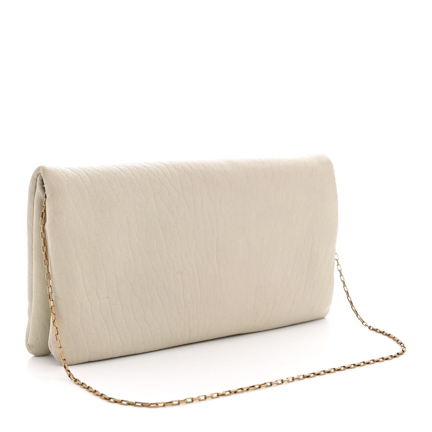 Padded Lambskin Mini Calypso Wallet On Chain WOC Crema Soft