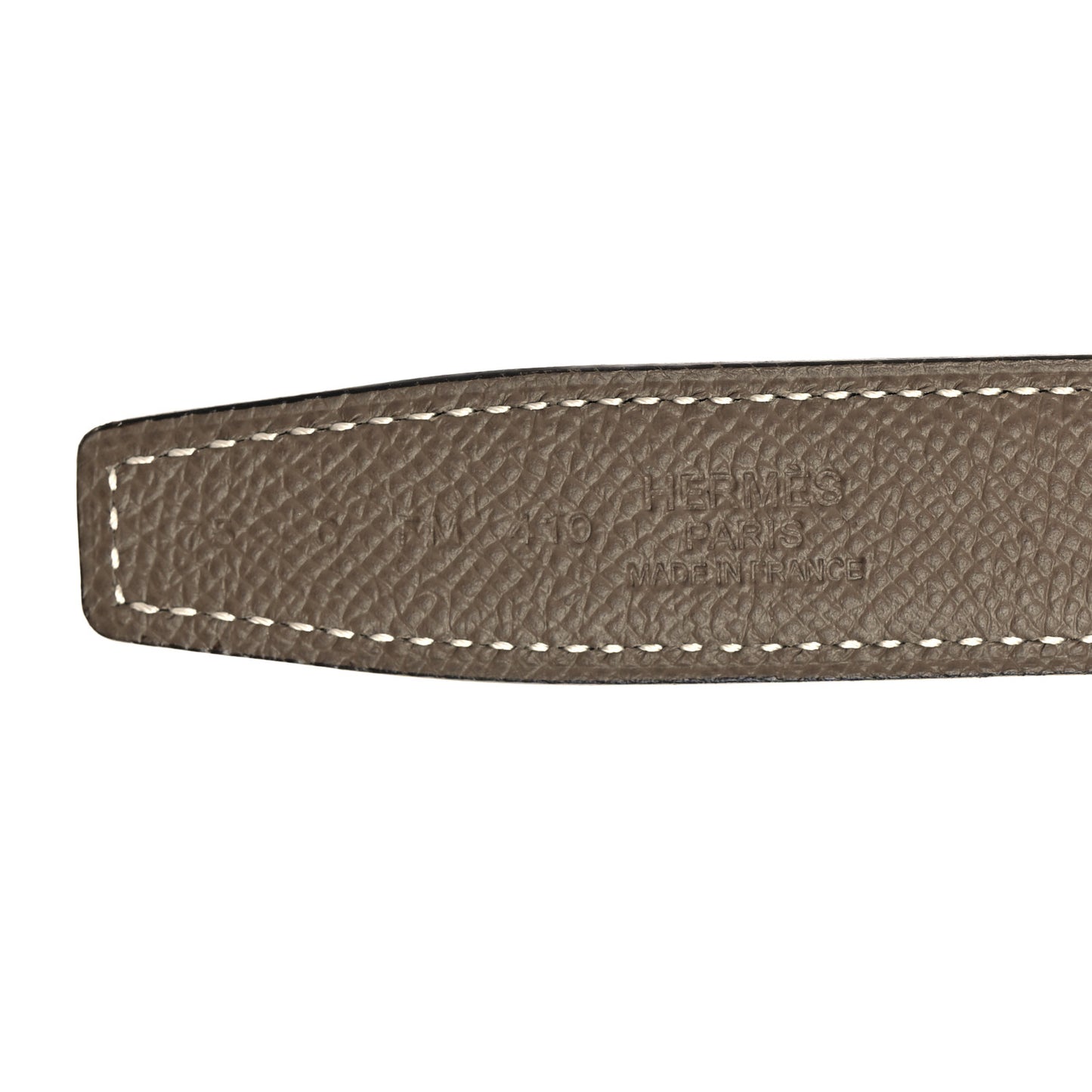 Swift Epsom Martelee Constance H Belt 75 30 Black Etoupe